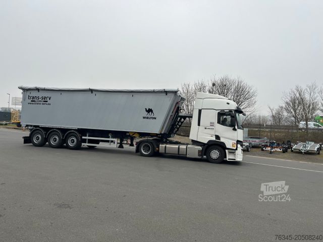 Semirremolque volquete WIELTON 55m3 Alu-Kastenmulde Kombitür Weight Master