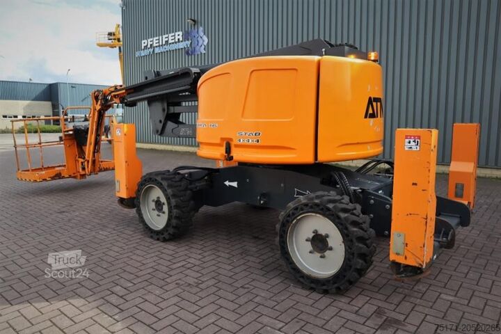 Plate-forme de travail télescopique articulée ATN Zebra 16 Guarantee! Diesel, Hydr. Stabilisers, 4x4