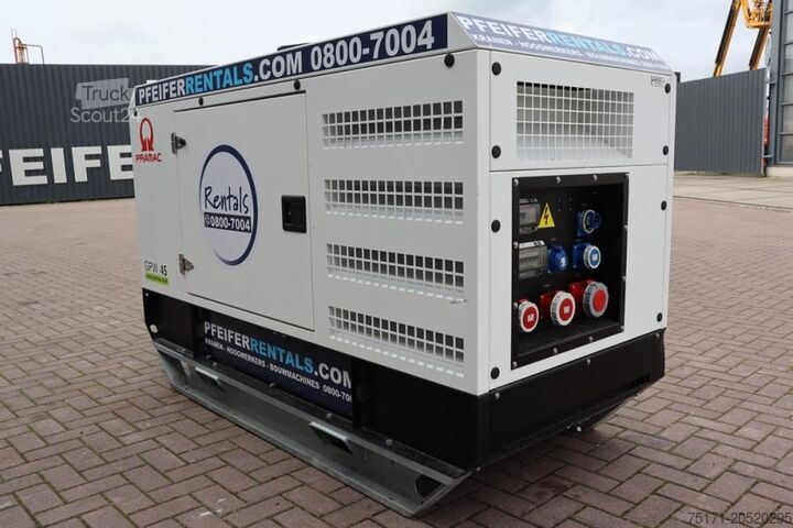 Agregate Pramac GPW45Y/FS5 Valid inspection, *Guarantee! Diesel, 4