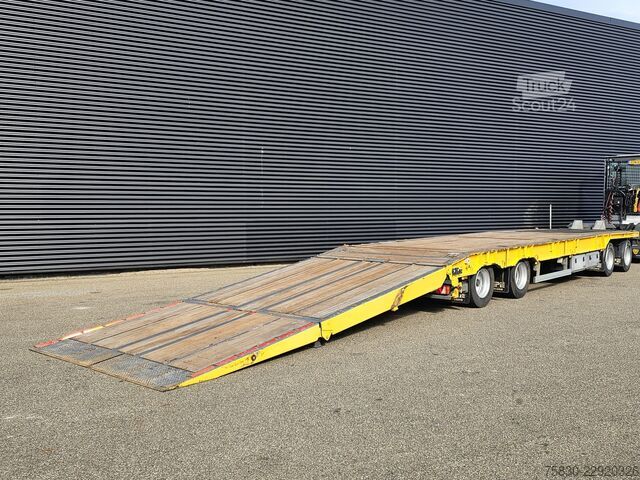 Tieflader Invepe Joluso DIEPLADER / OPRIJ - MACHINE TRANSPORT 4 AXLE