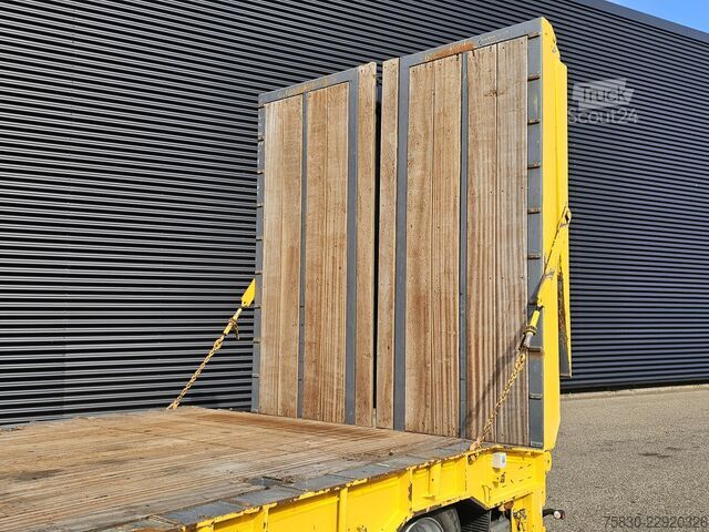 Tieflader Invepe Joluso DIEPLADER / OPRIJ - MACHINE TRANSPORT 4 AXLE