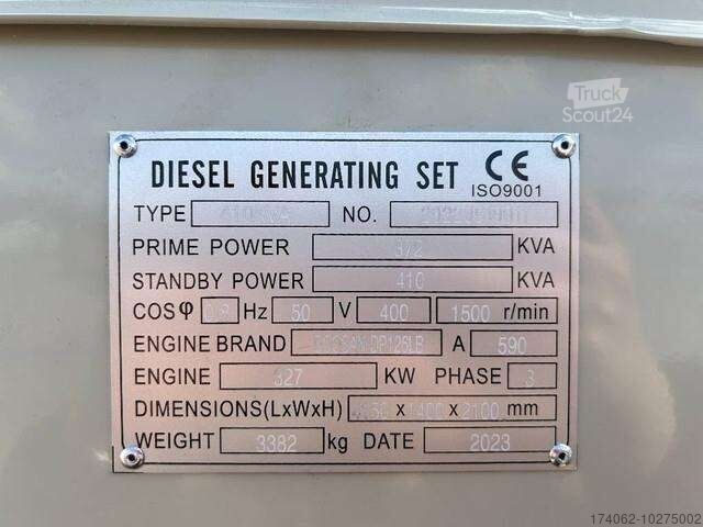 Other Doosan DP126LB 410 kVA Generator DPX 19854