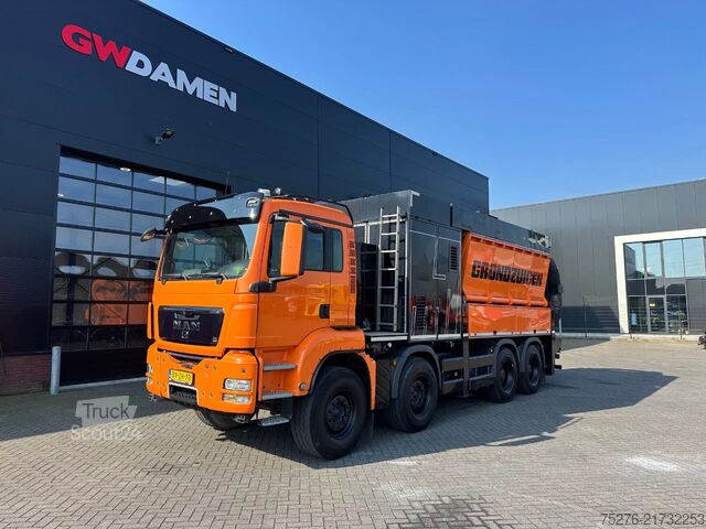 Véhicule aspirant MAN TGS 41.440 8x4 RSP 10 m3 Saugbagger