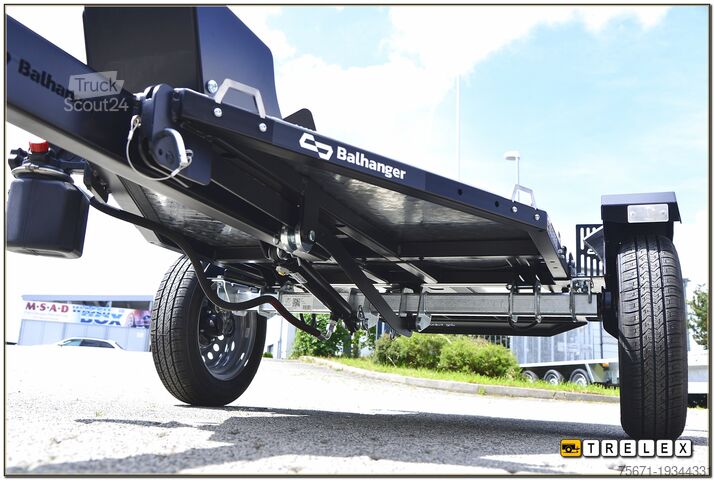 Reboque para mota Balhanger MTO-1 Motorradanhänger hydr. absenkbar