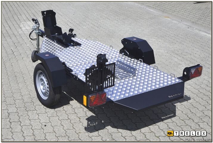 Reboque para mota Balhanger MTO-1 Motorradanhänger hydr. absenkbar