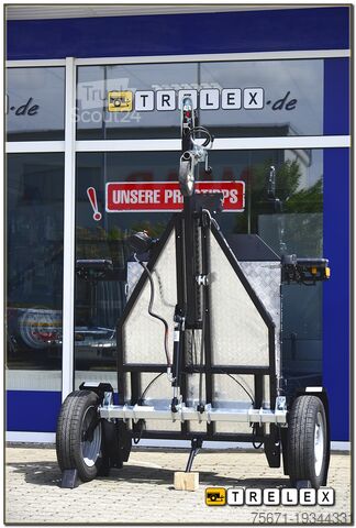 Reboque para mota Balhanger MTO-1 Motorradanhänger hydr. absenkbar