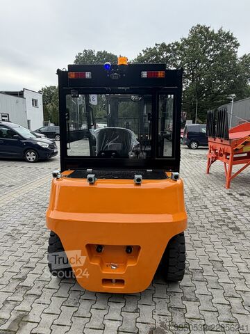 Carretilla elevadora frontal con cabina completa y calefacción Tec-Point CPD50E Elektro-Gabelstapler 5,0 t – 4,5 m Triplex 80 V/606 Ah Li-Ion