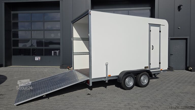 مقطورة صندوقية trailershop TFS 360 Seitentür Heckrampe 2.7to