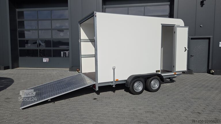 مقطورة صندوقية trailershop TFS 360 Seitentür Heckrampe 2.7to