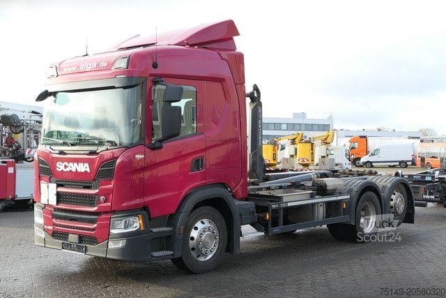 Hakowiec SCANIA G 450 6x2, Meiller RL 18.65, Retarder,Alu-Felgen