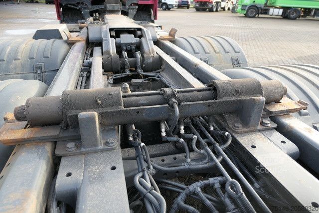 Camión portacontenedores de gancho SCANIA G 450 6x2, Meiller RL 18.65, Retarder,Alu-Felgen