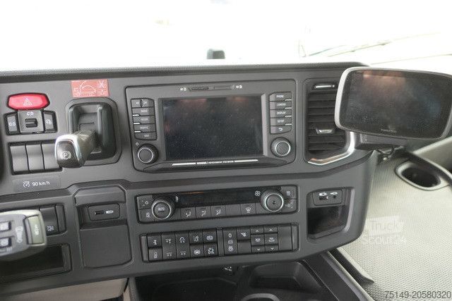 Autocamion cu cârlig pentru containere SCANIA G 450 6x2, Meiller RL 18.65, Retarder,Alu-Felgen