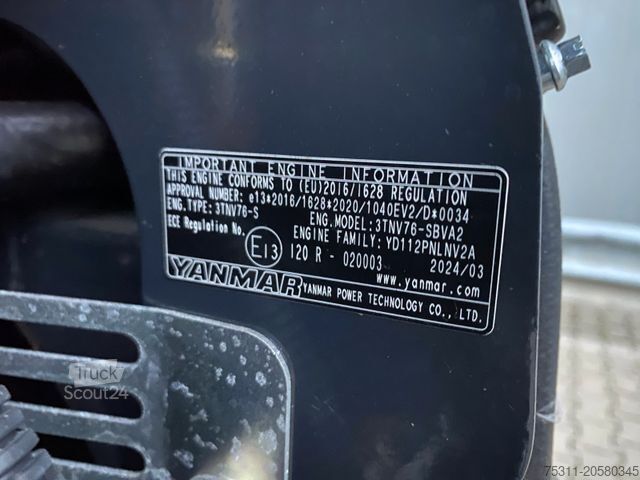 Мини багер YANMAR SV22 CLASSIC R Mini | unbenutzt