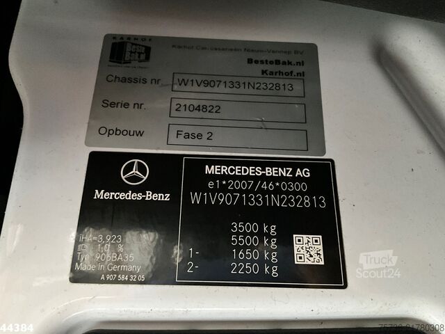 Vozilo za zbiranje odpadkov Mercedes-Benz Sprinter 315 1.9 CDI Euro 6 kippende zijlader J...