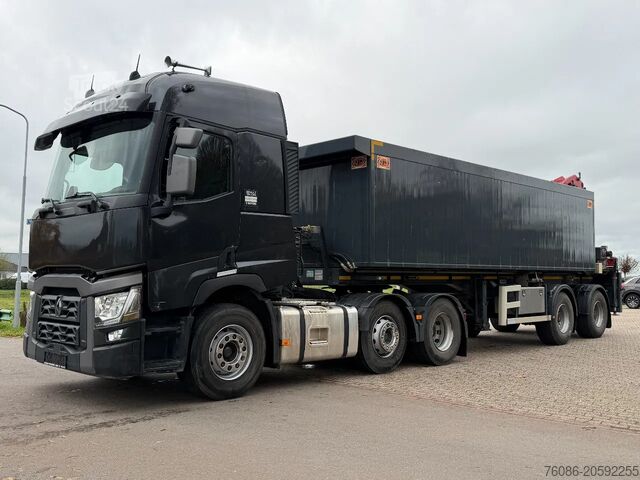 Estándar-SZM Renault T480 6x2 trekker 262dkm!! TRAILER WITH CRANE FO...