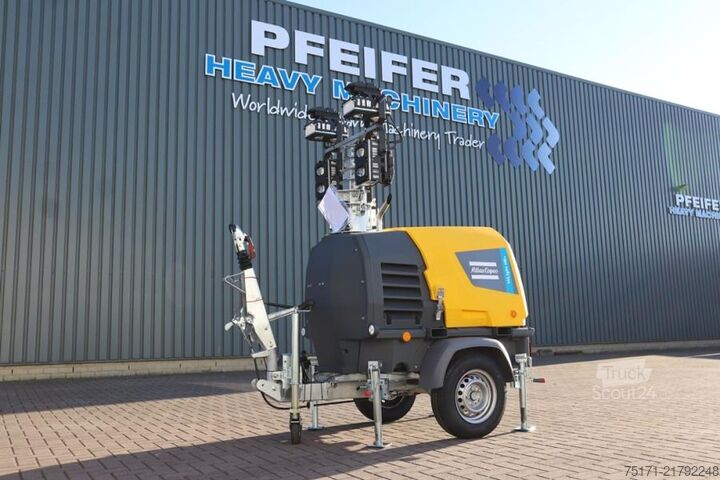 Tour de lumière Atlas Copco Hilight H6+ Valid inspection, *Guarantee! Max Boom