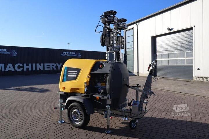Tour de lumière Atlas Copco Hilight H6+ Valid inspection, *Guarantee! Max Boom