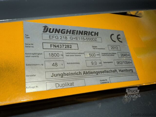 Empilhador Jungheinrich EFG 218