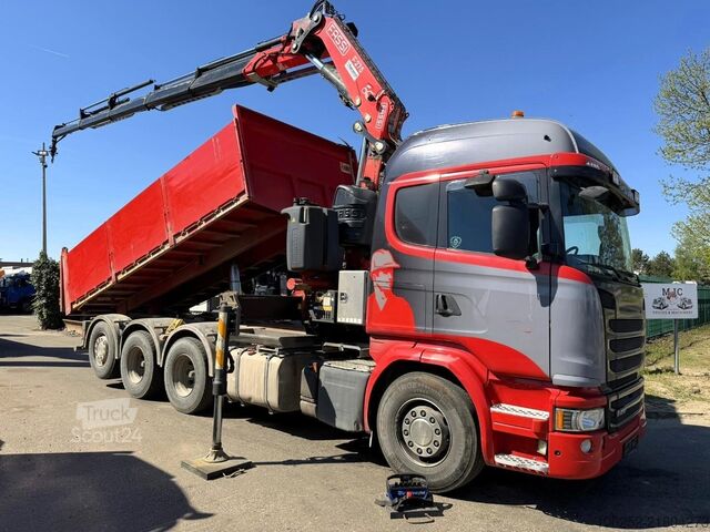 Sklápač so žeriavom Scania G490 8x4 TRIDEM TIPPER + CRANE FASSI F275A.2.25...