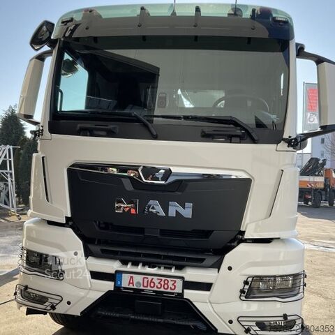 Тристранен самосвал MAN TGS  33.520 6X6 NEU 3-S-KIPPER BORDMATIK HIAB KRAN X-352E HIPRO, MIETKAUF MGL