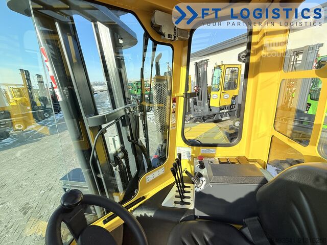 Wózek widłowy czterokierunkowy Combilift C3000 GAS DUPLEX PLATFORM 1500 FREE LIFT