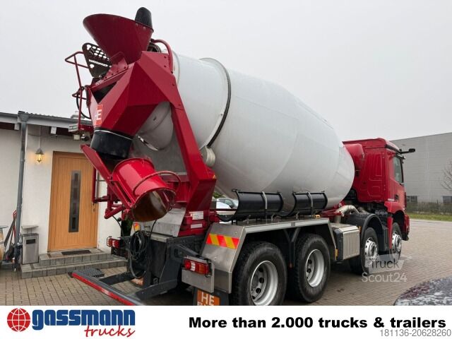 Centrale à béton mobile Mercedes-Benz Arocs 3243 B 8x4/4, MirrorCam, MultimediaCockpit,