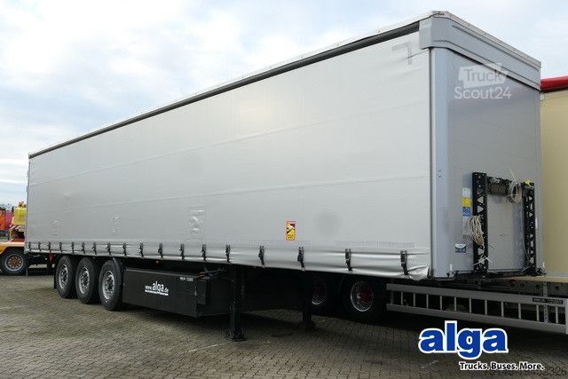 Atvērta puspiekabe ar tentu KÖGEL SN 24, Edscha, Palettenkasten, Luft-Lift, BPW