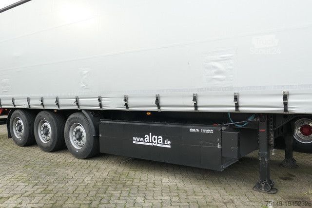 Atvērta puspiekabe ar tentu KÖGEL SN 24, Edscha, Palettenkasten, Luft-Lift, BPW