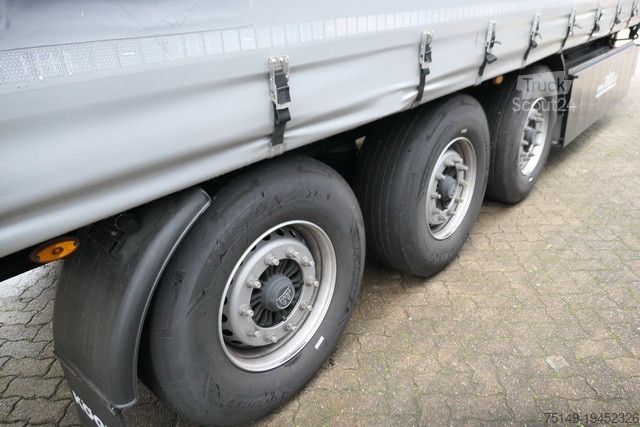 Atvērta puspiekabe ar tentu KÖGEL SN 24, Edscha, Palettenkasten, Luft-Lift, BPW