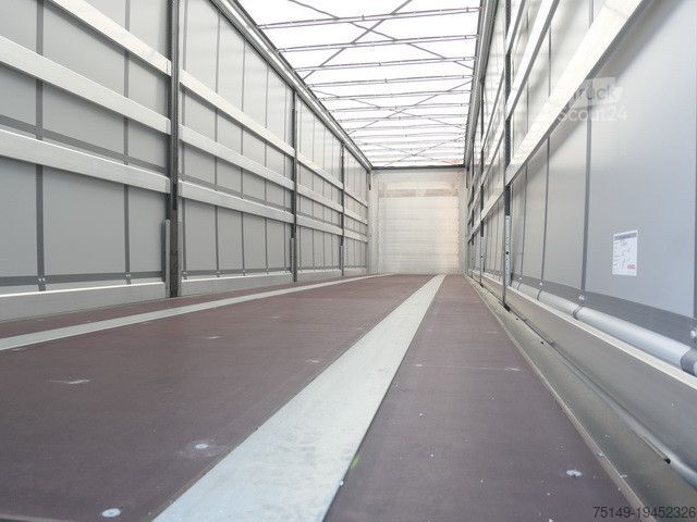 Atvērta puspiekabe ar tentu KÖGEL SN 24, Edscha, Palettenkasten, Luft-Lift, BPW