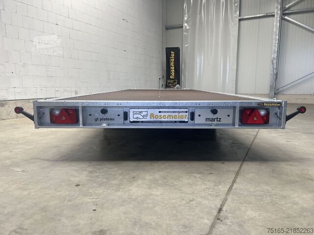 Przyczepa platformowa i uniwersalny transporter Martz GT Plateau 600/3 S 3,5T Holz Plattform/Universal