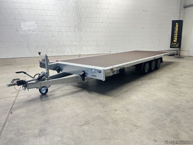 Plattformanhänger und Universaltransporter Martz GT Plateau 600/3 S 3,5T Holz Plattform/Universal