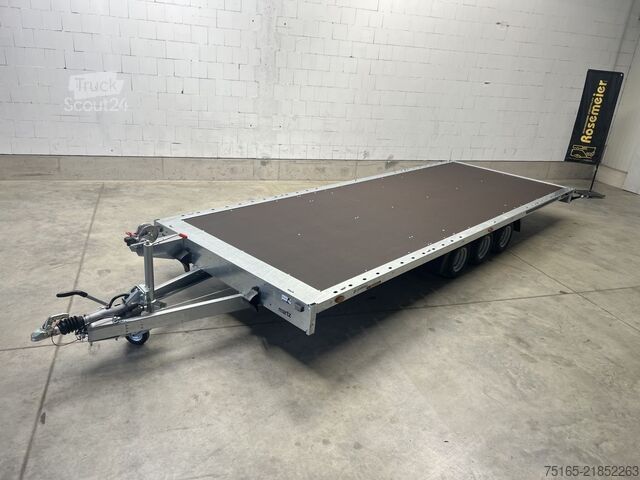 Plattformanhänger und Universaltransporter Martz GT Plateau 600/3 S 3,5T Holz Plattform/Universal