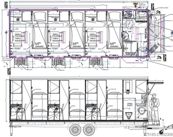 Personāla pārvadātājs Rosemeier EW TA-NO Mannschaftswagen 734 grau Mannschaftswagen