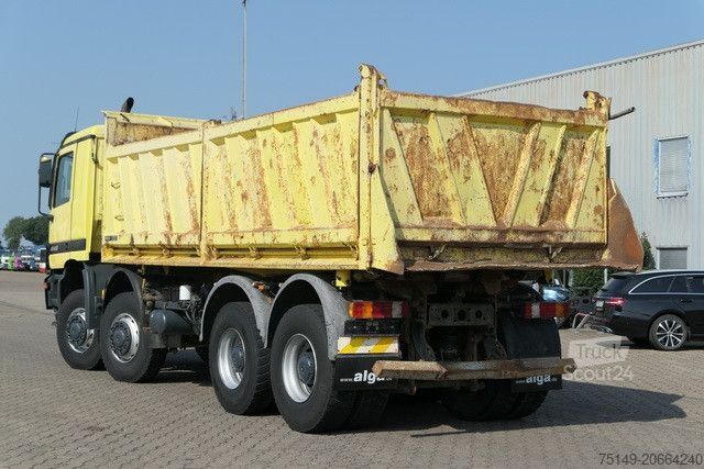 Třístranný sklápěč MERCEDES-BENZ 4140 AK Actros 8x8, Meiler, Allrad, Rollplane