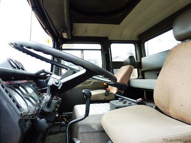 Kravas automašīnai uzstādīts celtnis MAN OAF-34440VFA-AD 8x8, Seilwinde, Kran, AHK,Allrad