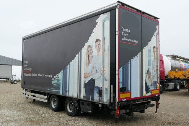 Reboque aberto com lona ORTEN AG 18T, Jumbo, Tandem, 7.7mtr. Mitnahmestapler