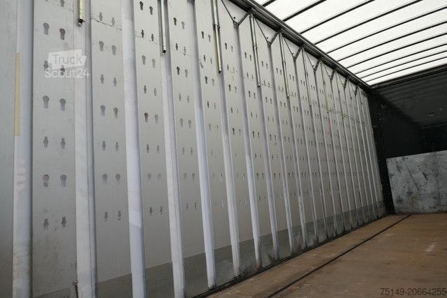 Reboque aberto com lona ORTEN AG 18T, Jumbo, Tandem, 7.7mtr. Mitnahmestapler