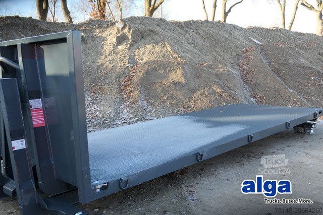 Abrollkipper alga ABPL, Container, Twistlocks, Plattform