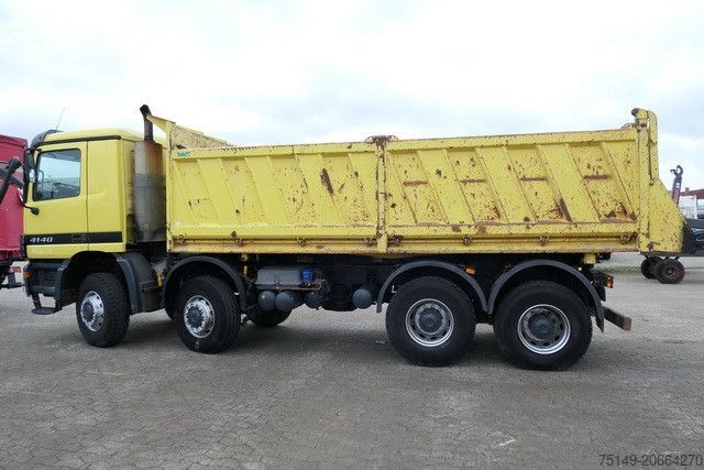 Pašizgāzējs kravas automašīna MERCEDES-BENZ 4140 AK Actros 8x8, Meiler, Allrad, 4x am Lager