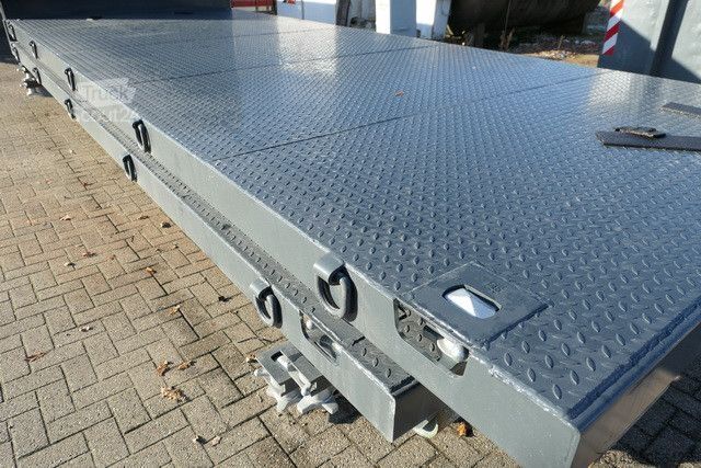 Abrollkipper alga ABPL, Container, Twistlocks, Plattform