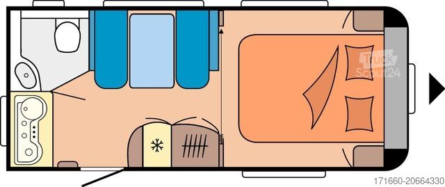 Caravan HOBBY De Luxe 460 SFf Mover|Klima|Markise