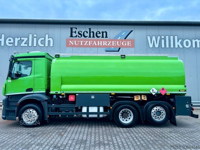 Tank kamyonu MERCEDES-BENZ 2545 Antos|Rohr A3*Drucker*Lenk*Kamera*3x Kammer