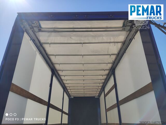 Camión plataforma con toldo MERCEDES-BENZ ACTROS 1836 4X2 SEMITAUTLINER 18T