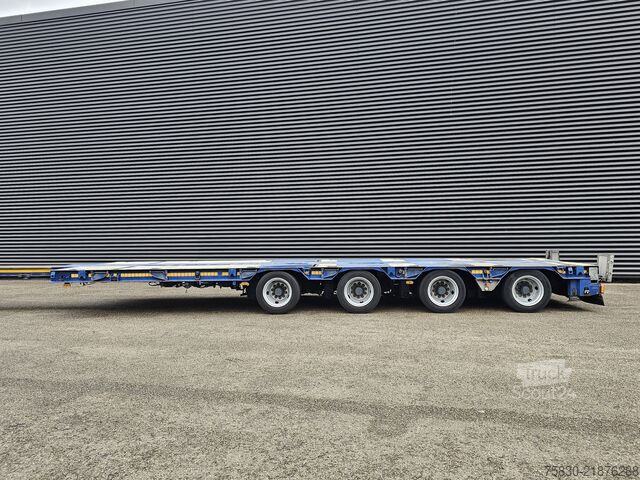 Düşük yükleyici Goldhofer STZ-L4-34/80 A / 4 x STEERING AXLE / EXTENDABLE