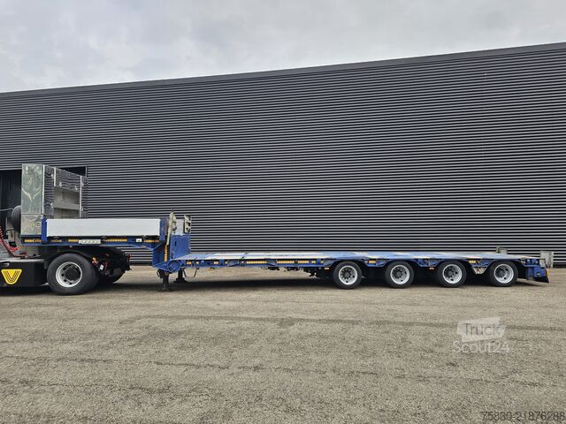 Düşük yükleyici Goldhofer STZ-L4-34/80 A / 4 x STEERING AXLE / EXTENDABLE