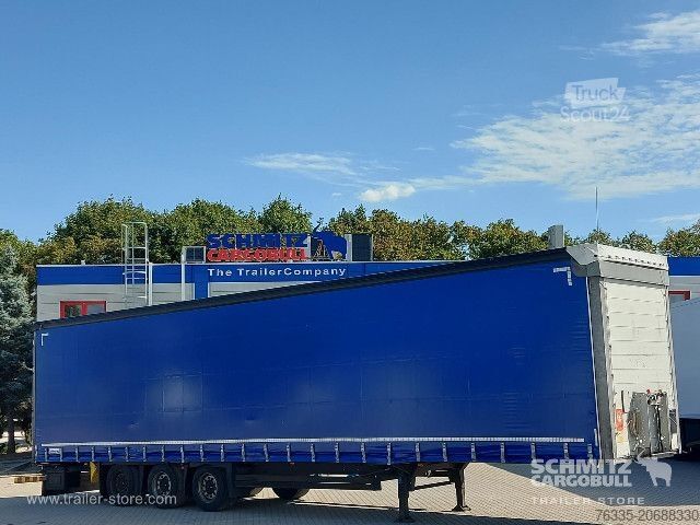 Atvira puspriekabė su tentu Schmitz Cargobull Curtainsider Mega