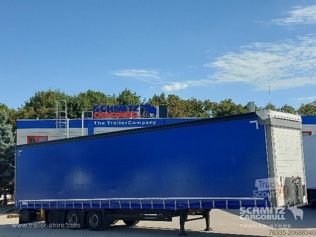 Atvira puspriekabė su tentu Schmitz Cargobull Curtainsider Mega