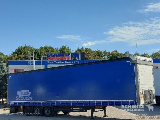 Atvira puspriekabė su tentu Schmitz Cargobull Curtainsider Mega