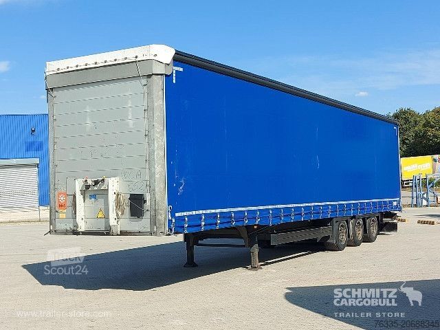 Atvira puspriekabė su tentu Schmitz Cargobull Curtainsider Mega